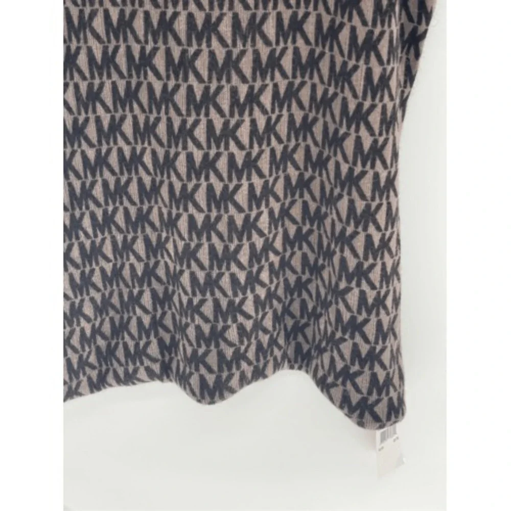 MICHAEL Michael Kors Scarf Infinity Women‎ One Size Brown Black Logo Wrap New